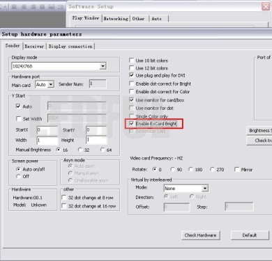 Auto Brightness Setup of LED Screen 3