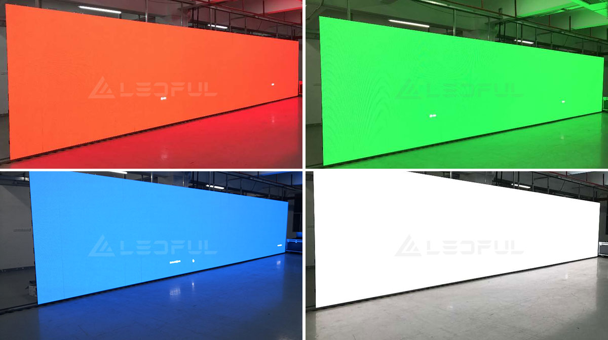 LED 디스플레이 RGBW 색상 노화 성능
