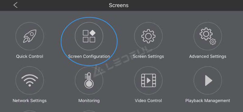 Configure receiver card quantity and cabinet connection