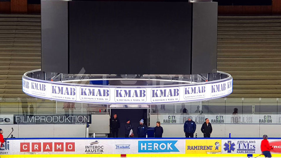 Hockey Rink Advertising Display