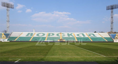 우크라이나 축구 경기장 LED 주변 디스플레이