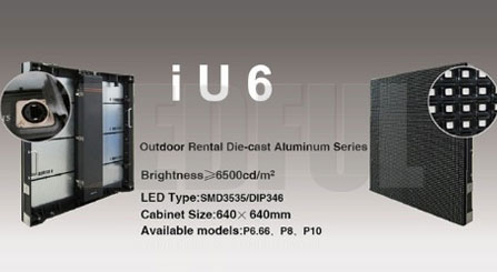 2013 LEDFUL 뜨거운 판매 iU 6 -- 야외 임대 이벤트 쇼 LED P